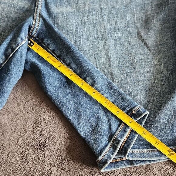 Lany Bryant Bermuda Jean Shorts Womens Plus 20 High Rise - Picture 4 of 6